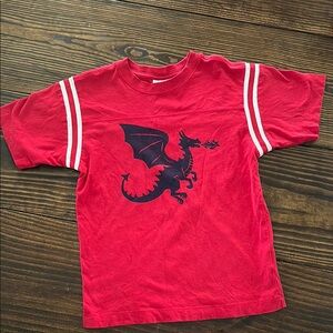 Hanna Andersson Red Dragon Graphic Kids T-Shirt